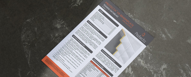 Protecta FR Brannplate for Skillevegg datablad
