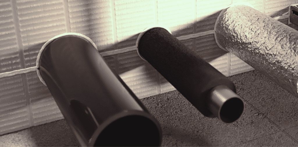 Branntetting av rør avstander med Protecta