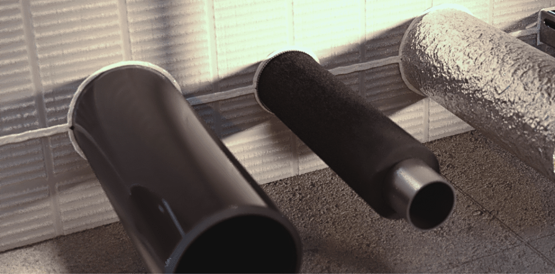 Branntetting av rør avstander med Protecta